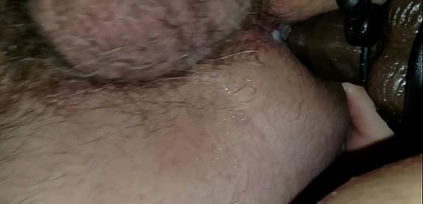  My new toy fills his tight ass POV